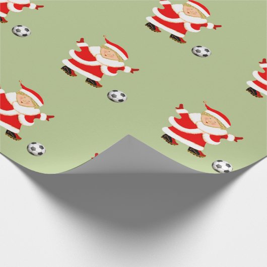 Fußball Geschenkpapier (Ecke)