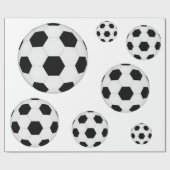 Fußball Geschenkpapier (Flach)