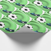 Fußball-Geschenkpapier Geschenkpapier (Ecke)