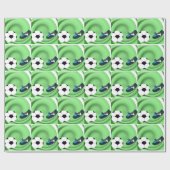 Fußball-Geschenkpapier Geschenkpapier (Flach)
