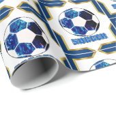 Fußball-Geschenkpapier Geschenkpapier (Rolleneckpunkt)