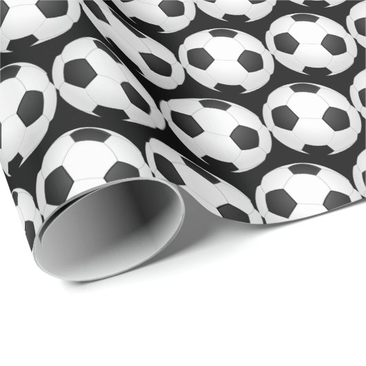 Fußball-Geschenkpapier Geschenkpapier (Rolleneckpunkt)