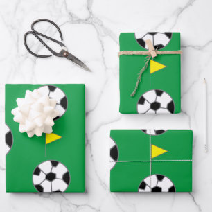 Fußball Geschenkpapier Set