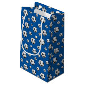 Fußball-Geschenktasche Kleine Geschenktüte (Rückseite Schrägansicht)