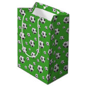 Fußball-Geschenktasche Mittlere Geschenktüte (Rückseite Schrägansicht)