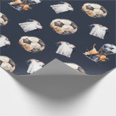 Fußball-Geschenkwrake Geschenkpapier (Ecke)