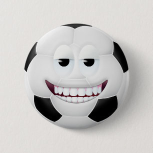 Fußball-Gesicht 2 Button