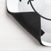 Fußball-Gesicht Mousepad (Ecke)