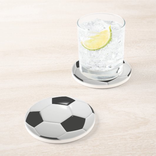 Fußball Getränkeuntersetzer (Seite)
