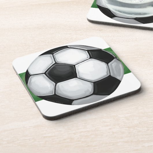 Fußball Getränkeuntersetzer (Linke Seite)