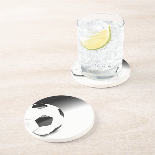 Fußball Getränkeuntersetzer (Seite)