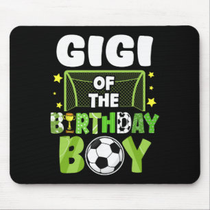 Fußball Gigi Geburtstagsjunge Party Fußball Famili Mousepad