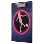 Fußball-Girls-Galaxie Klemmbrett (Links)