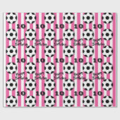 Fußball-Girls | JUGENDALTER Geschenkpapier (Flach)