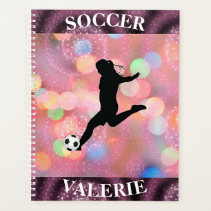 Fußball-Girls-Plum Sparkle-Farbblase Planer