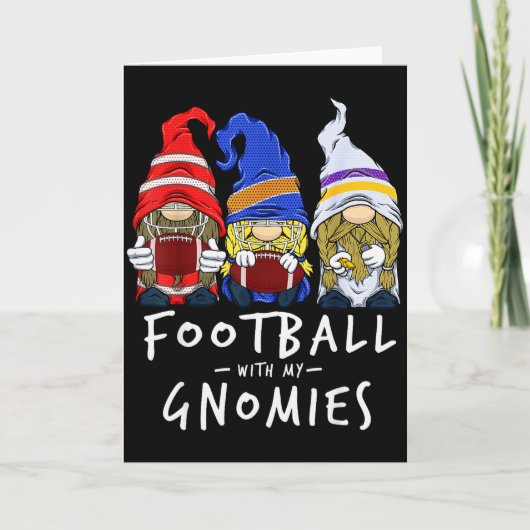 Fußball-Gnome Fußball Mit Meinen Gnomies Für Junge Karte (Vorderseite)