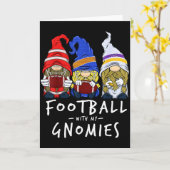 Fußball-Gnome Fußball Mit Meinen Gnomies Für Junge Karte (Gelbe Blume)