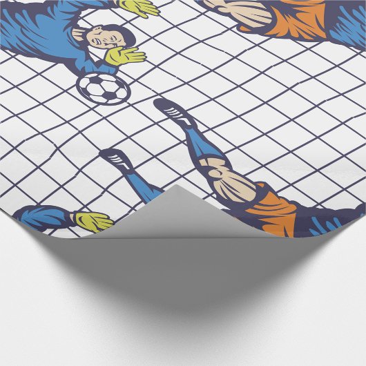 Fußball Goalie Geschenkpapier