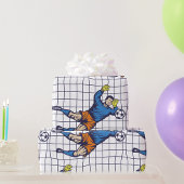Fußball Goalie Geschenkpapier