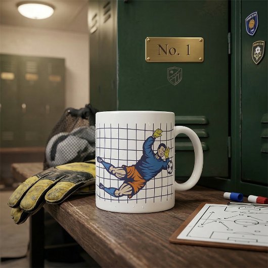 Fußball Goalie Kaffeetasse