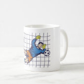 Fußball Goalie Kaffeetasse (VorderseiteRechts)