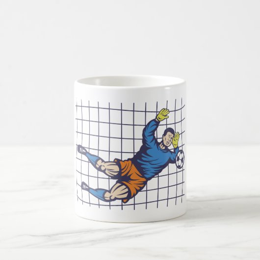 Fußball Goalie Kaffeetasse (Mittel)