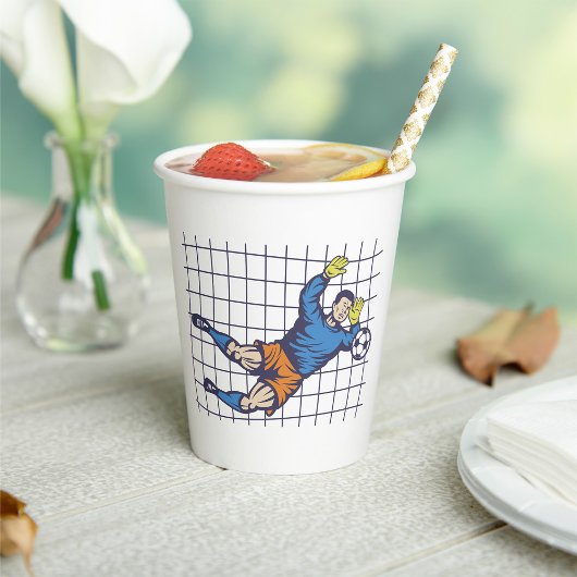 Fußball Goalie Pappbecher