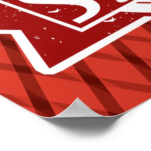 Fußball-Godmaturendrucker Poster (Ecke)