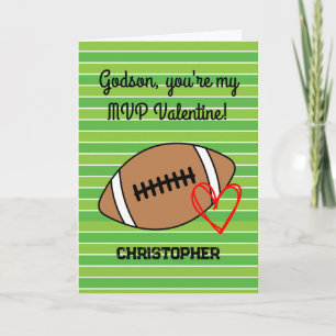 Fußball Godson Valentine's Day Karte