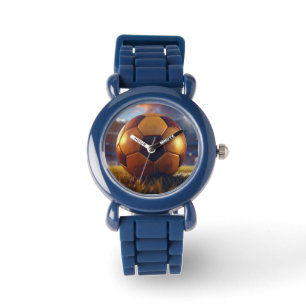 Fußball - Goldball Armbanduhr