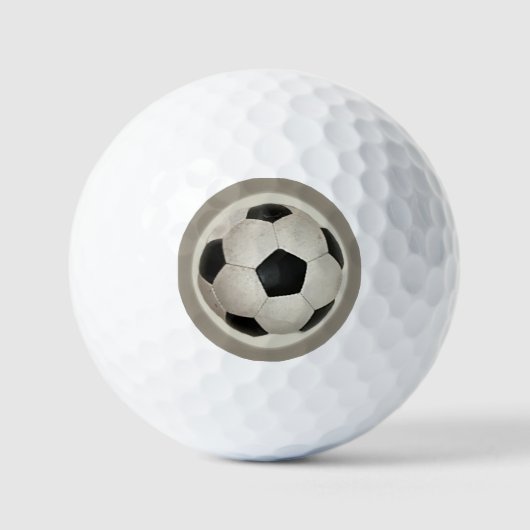 Fußball-Golfball Golfball (Vorderseite)