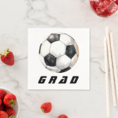 Fußball-Graduierungspartei Serviette (Beispiel)