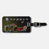 Fußball-Grafik, Hannah, Tag Gepäckanhänger (Vorderseite horizontal)