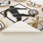 "Fußball-Grafikdesigns" Sherpadecke (3/4)