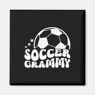 Fußball Grammy Groovy Grammy eines Fußballspielers Magnet