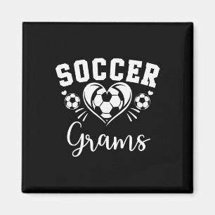 Fußball Grams Fußball Herz Magnet