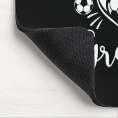Fußball-Grams Fußball-Herz Mousepad (Ecke)