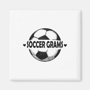 Fußball-Grams Fußballspieler Sportteam Magnet