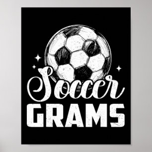 Fußball-Grams passendes Familien-Fußballspiel Poster