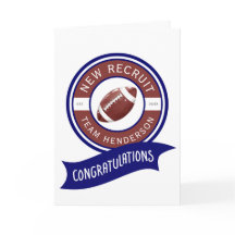 Fußball Gridiron Glückwunsch Baby Gruß