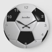 Fußball große Uhr (Vorderseite)
