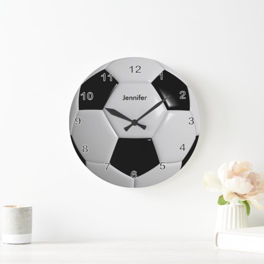 Fußball große Uhr (Zuhause)
