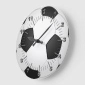 Fußball Große Wanduhr (Winkel)