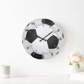 Fußball Große Wanduhr (Zuhause)