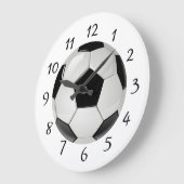 Fußball Große Wanduhr (Winkel)
