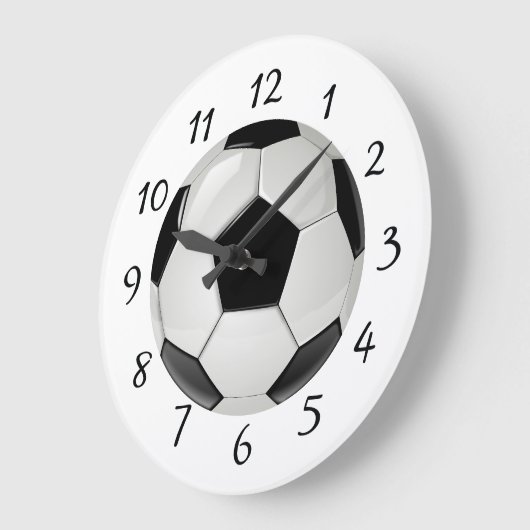 Fußball Große Wanduhr (Winkel)