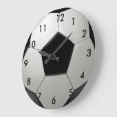 Fußball Große Wanduhr (Winkel)