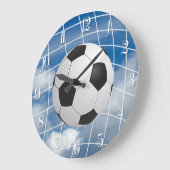 Fußball Große Wanduhr (Winkel)