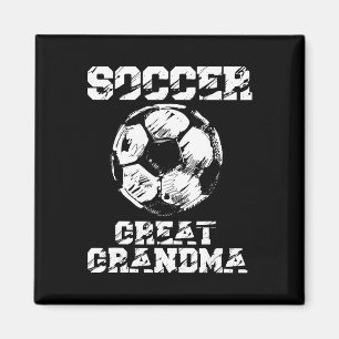 Fußball Großmutter Lustiger Fußballspieler Oma Magnet