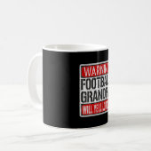 Fußball Großvater warnend Spielvergnügen Fußball S Kaffeetasse (Vorderseite Links)
